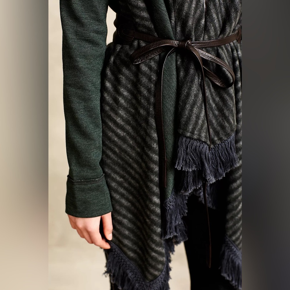 Saturday Sunday by Anthropologie Elise Blanket‎ Cardigan Women’s Size Medium - Picture 2 of 12